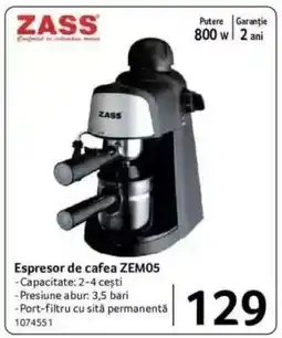 Selgros Espresor de cafea ZEM05 Ofertă