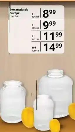 Selgros Borcan plastic cu capac Ofertă
