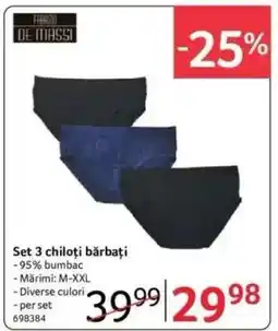 Selgros Set 3 chiloți bărbați Ofertă