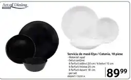 Selgros Serviciu de masă Elya / Catania, 18 piese Ofertă