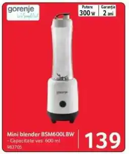 Selgros Mini blender BSM600LBW Ofertă
