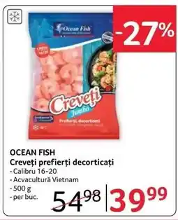 Selgros OCEAN FISH Creveți prefierți decorticați Ofertă
