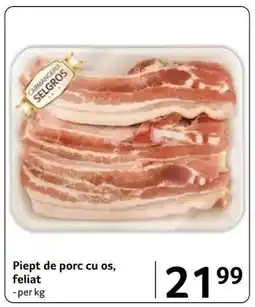 Selgros Piept de porc cu os, feliat Ofertă