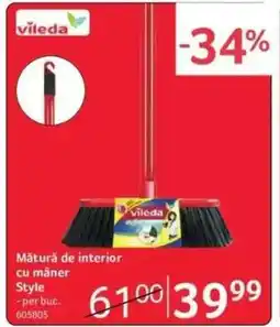 Selgros Mătură de interior cu mâner Ofertă