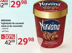 Selgros NIRVANA Înghețată de caramel sărat și de ciocolată Ofertă