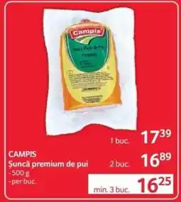 Selgros CAMPIS Şuncă premium de pui Ofertă