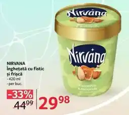 Selgros NIRVANA Înghețată cu fistic și frișcă Ofertă