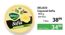 Selgros Delaco Cașcaval Sofia Ofertă