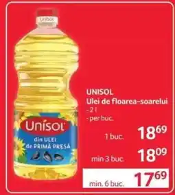 Selgros Unisol Ulei de floarea-soarelui Ofertă