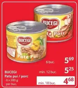 Selgros BUCEGI Pate pui / porc Ofertă