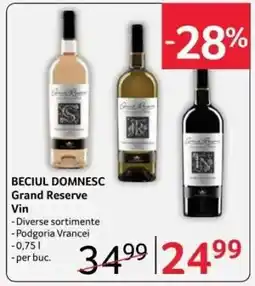 Selgros BECIUL DOMNESC Grand Reserve Vin Ofertă