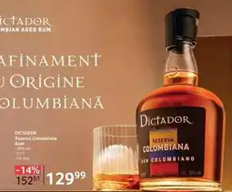 Selgros DICTADOR Reserva Colombiana Rom Ofertă