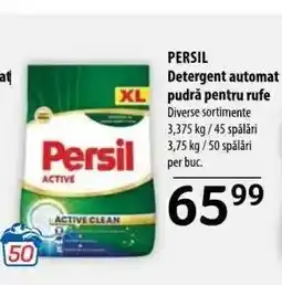 Selgros PERSIL DETERGENT AUTOMAT PUDRĂ PENTRU RUFE Ofertă