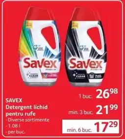 Selgros SAVEX Detergent lichid pentru rufe Ofertă