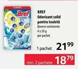 Selgros Bref Odorizant solid pentru toaletă Ofertă