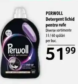Selgros PERWOLL Detergent lichid pentru rufe Ofertă