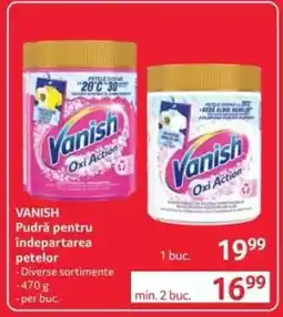 Selgros VANISH Pudră pentru îndepărtarea petelor Ofertă