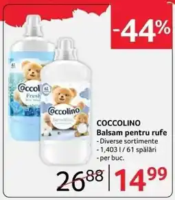 Selgros COCCOLINO Balsam pentru rufe Ofertă