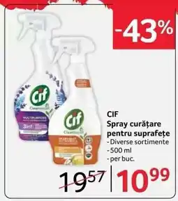 Selgros CIF Spray curățare pentru suprafețe Ofertă