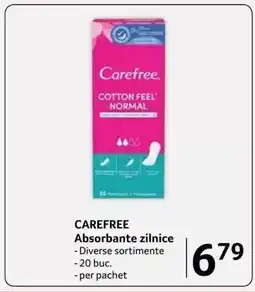 Selgros CAREFREE Absorbante zilnice Ofertă