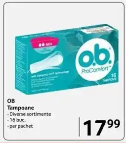 Selgros OB Tampoane Ofertă