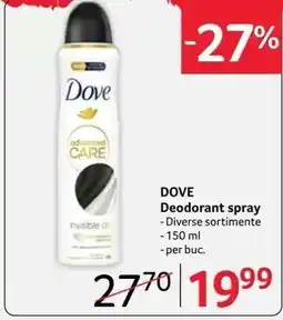 Selgros DOVE Deodorant spray Ofertă