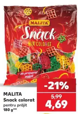 Kaufland Malita snack colorat Ofertă