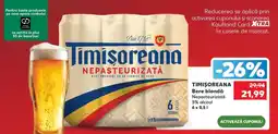 Kaufland Timișoreana Bere blondă Ofertă
