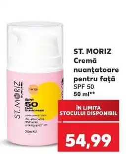 Kaufland St. Moriz cremă nuanțatoare pentru față Ofertă
