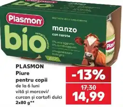 Kaufland Plasmon piure pentru copii Ofertă