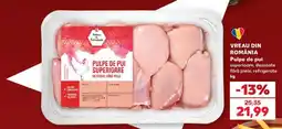 Kaufland Vreau din România Pulpe de pui superioare Ofertă