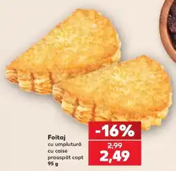 Kaufland Foitaj cu umplutură cu caise proaspăt copt Ofertă
