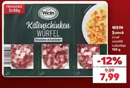 Kaufland Wein șuncă crud uscată cubulețe Ofertă