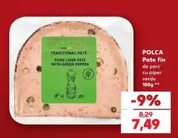Kaufland Polca pate fin de porc cu piper verde Ofertă