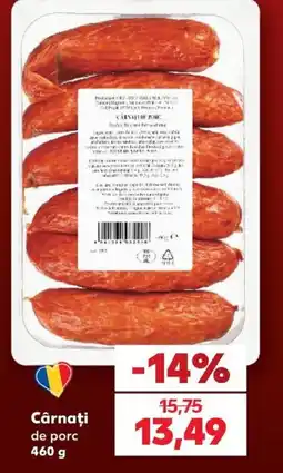 Kaufland Cârnați de porc Ofertă
