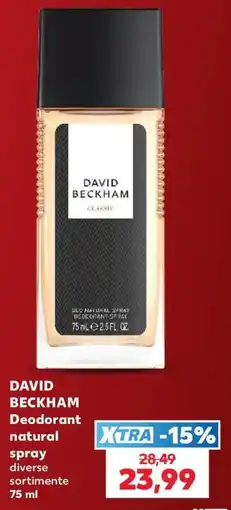 Kaufland David beckham deodorant natural spray Ofertă