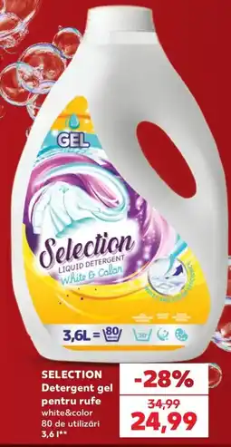 Kaufland Selection detergent gel pentru rufe white&color Ofertă