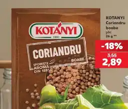 Kaufland Kotanyi coriandru boabe Ofertă