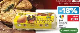 Kaufland Ouă free range caserolă M Ofertă