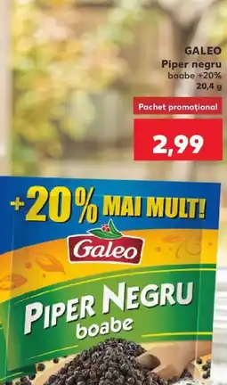 Kaufland Galeo piper negru boabe + 20% Ofertă