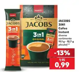Kaufland Jacobs 3in1 cafea instant Ofertă