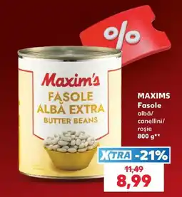Kaufland Maxim's fasole albă extra Ofertă
