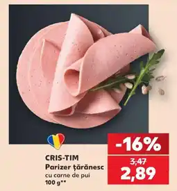 Kaufland Cris-tim parizer țărănesc cu carne de pui Ofertă