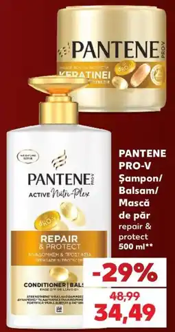 Kaufland Pantene pro-v şampon balsam mască de păr repair & protect Ofertă
