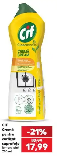 Kaufland Cif cremă pentru curățat suprafețe Ofertă