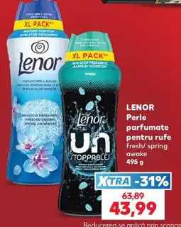 Kaufland Lenor Perle parfumate pentru rufe fresh/spring awake Ofertă