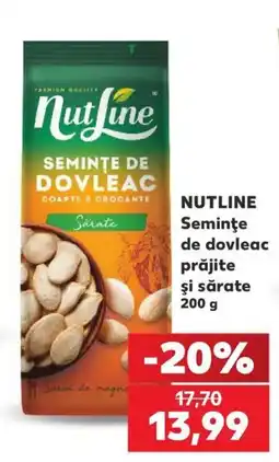 Kaufland Nutline semințe de dovleac prăjite și sărate Ofertă