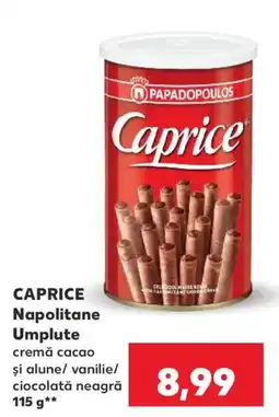 Kaufland Caprice Napolitane Umplute Ofertă