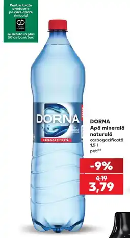 Kaufland Dorna apă minerală naturală carbo gazificată Ofertă