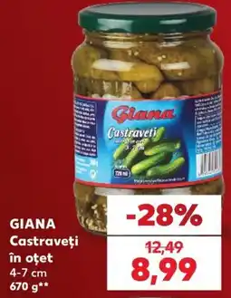 Kaufland Giana castraveți în oțet Ofertă